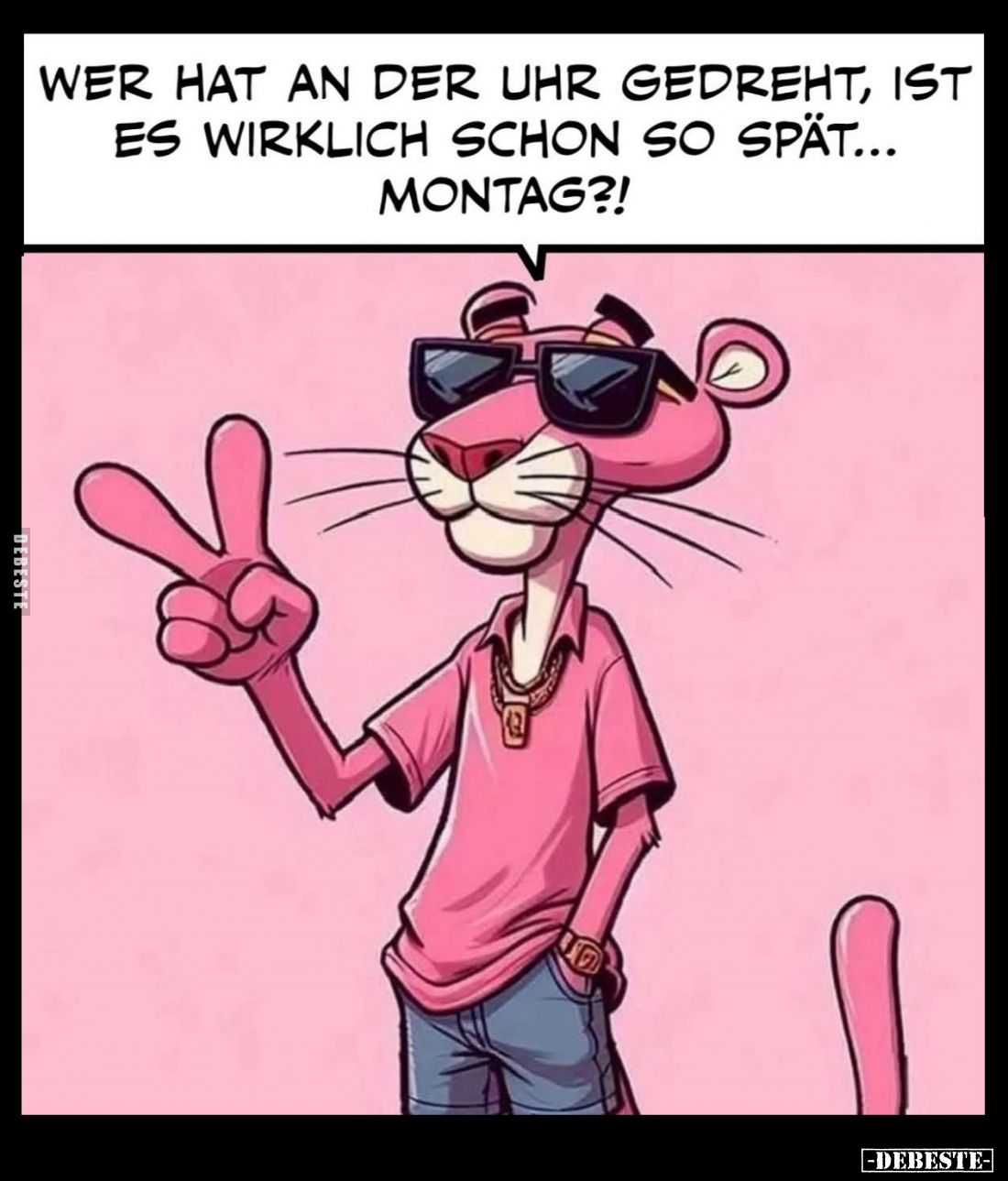 Wer hat an der Uhr gedreht, ist es wirklich schon so spät... Montag?!