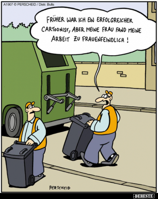 Früher war ich ein erfolgreicher Cartoonist, aber meine..