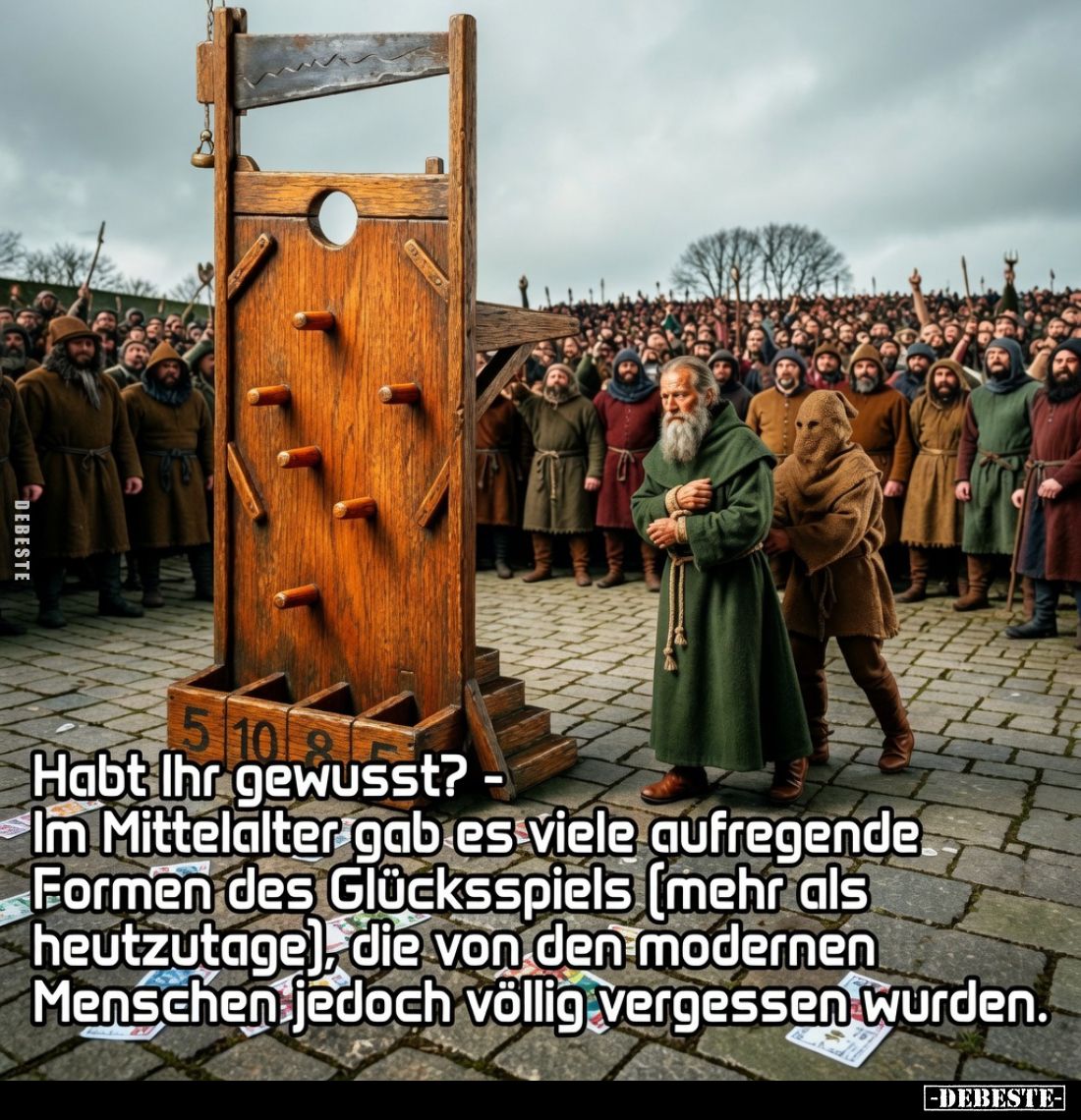 Habt ihr gewusst? –
Im Mittelalter gab es viele aufregende Formen des Glücksspiels (mehr als heutzutage), die von den modern...