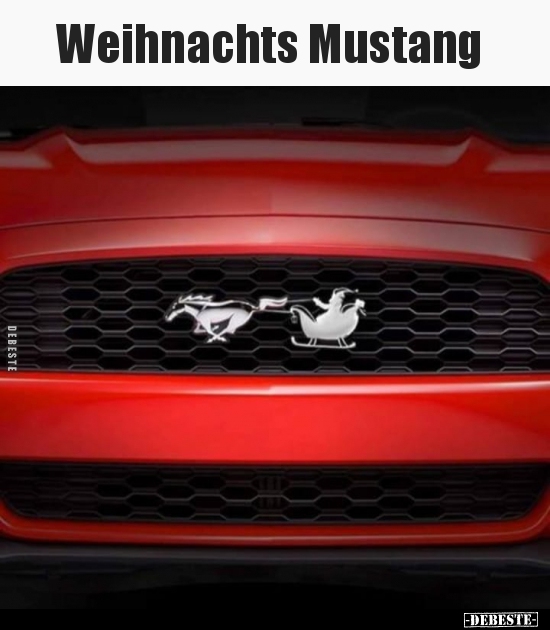 Weihnachts Mustang. - Lustige Bilder | DEBESTE.de