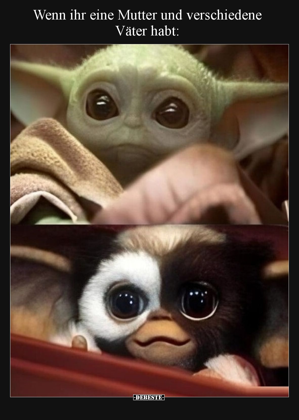 Wenn ihr eine Mutter und verschiedene Väter habt: