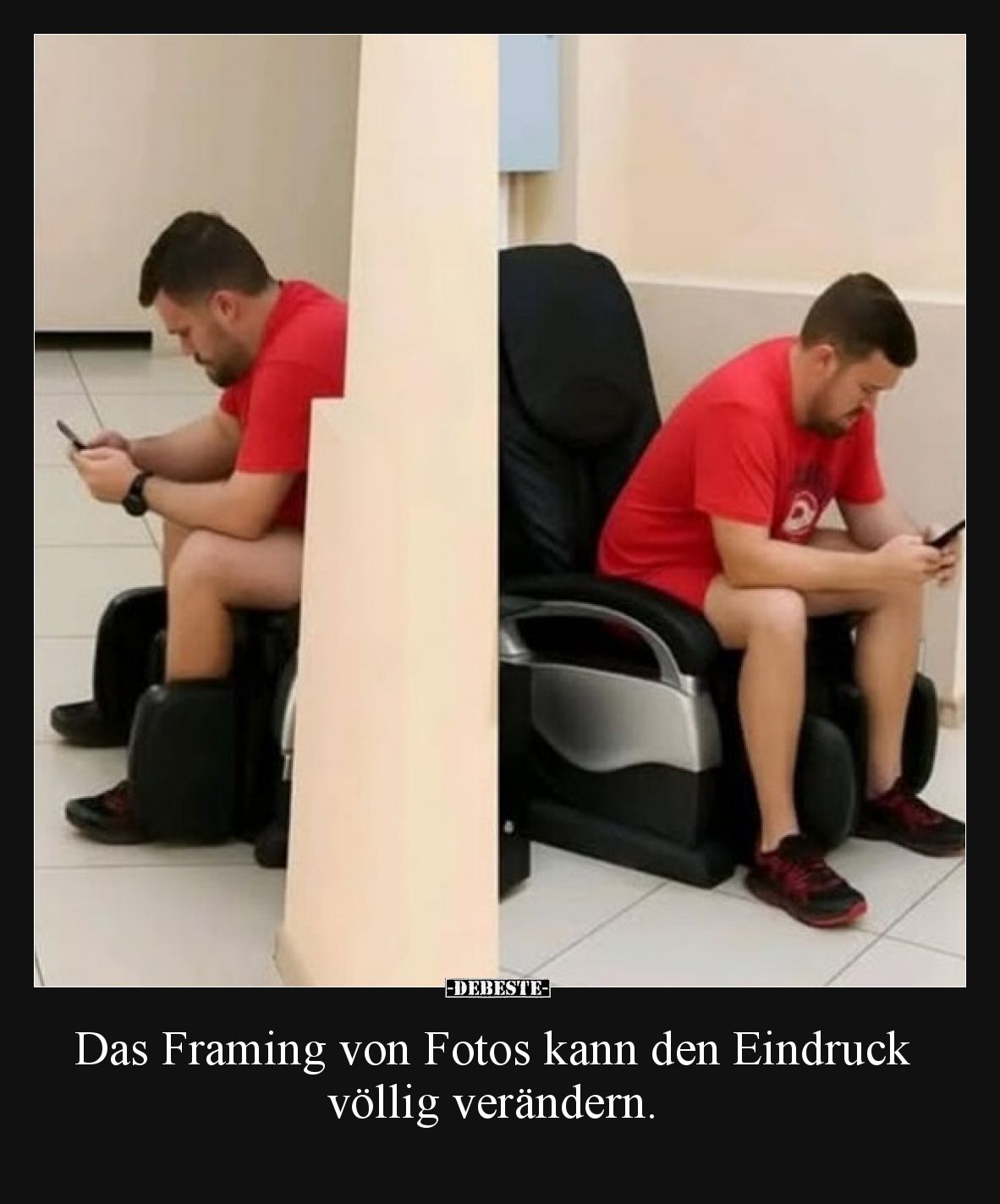 Das Framing von Fotos kann den Eindruck völlig verändern.