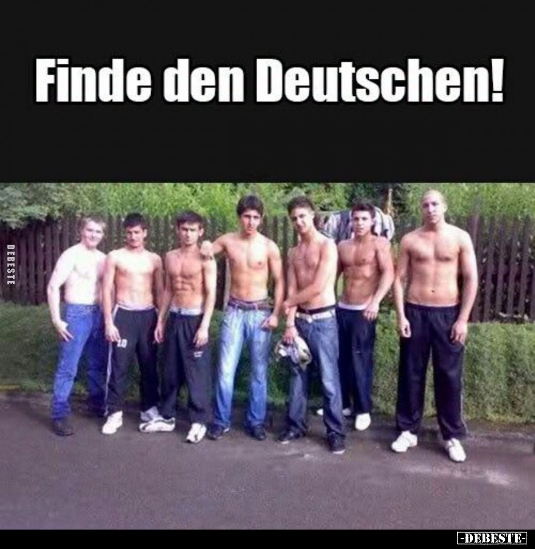 Finde den Deutschen!