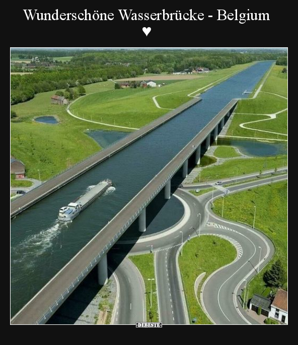 Wunderschöne Wasserbrücke - Belgium ♥.. - Lustige Bilder | DEBESTE.de