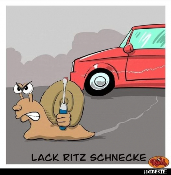 Lack Ritz Schnecke.. - Lustige Bilder | DEBESTE.de