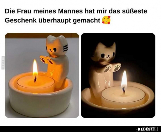 Die Frau meines Mannes hat mir das süßeste Geschenk.. - Lustige Bilder | DEBESTE.de