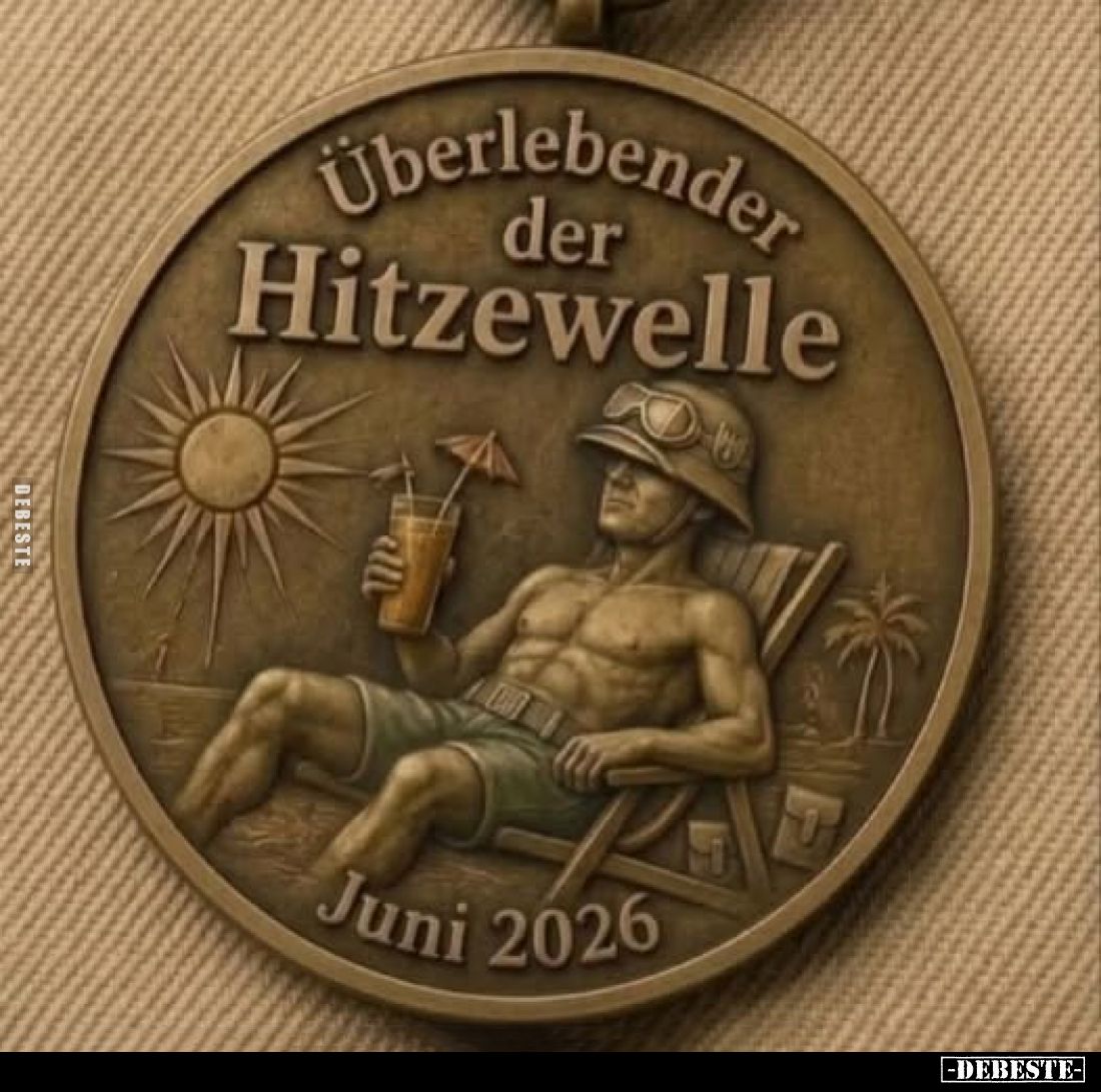 Überlebender der Hitzewelle.
Juni 2026.