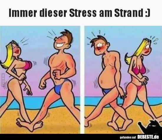  Immer dieser Stress am Strand :) .. - Lustige Bilder | DEBESTE.de