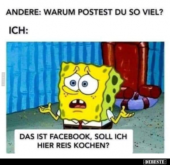 Andere: Warum postest du so viel?.. - Lustige Bilder | DEBESTE.de