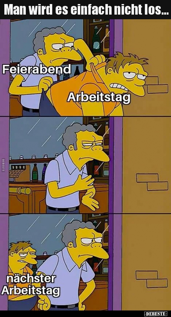 Man wird es einfach nicht los...