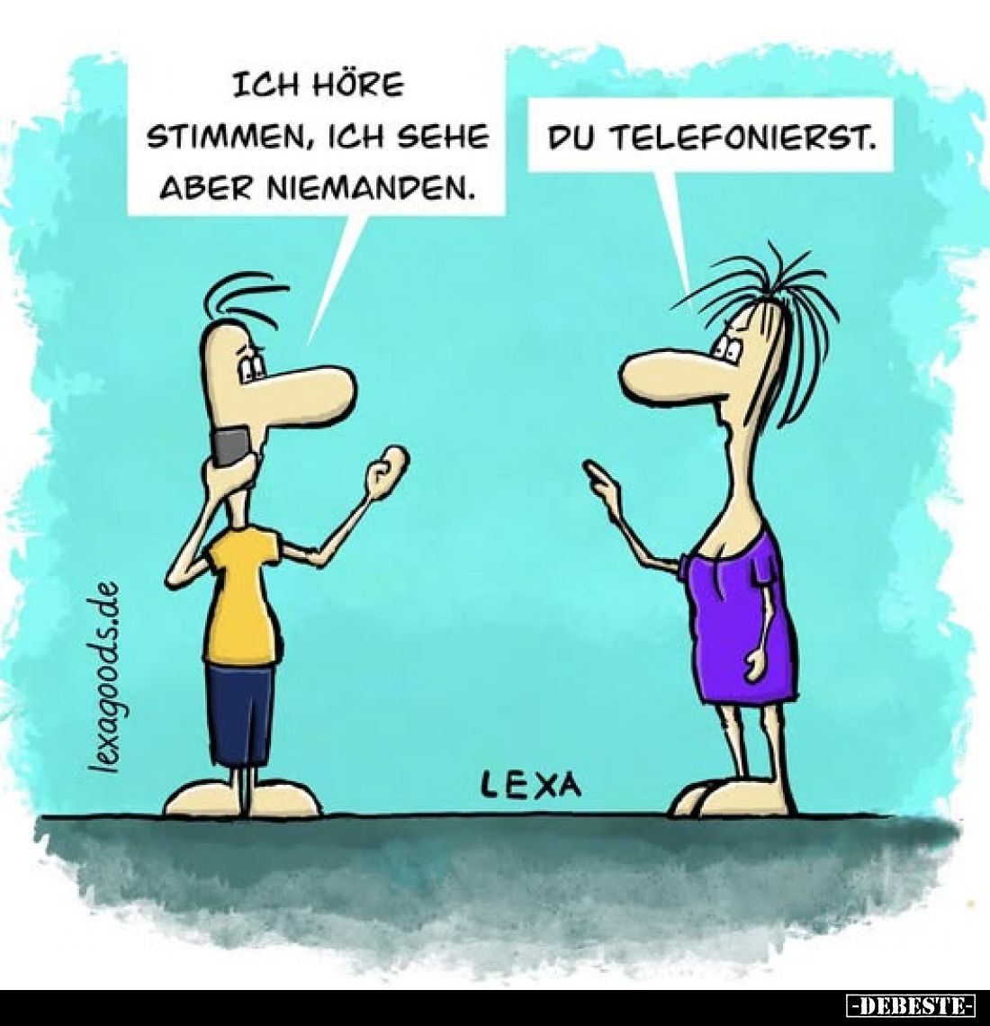 Ich höre Stimmen, ich sehe aber niemanden.. - Lustige Bilder | DEBESTE.de