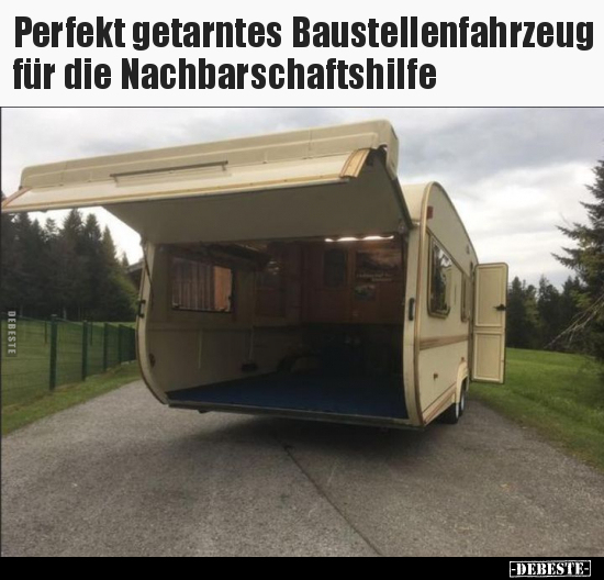 Perfekt getarntes Baustellenfahrzeug.. - Lustige Bilder | DEBESTE.de