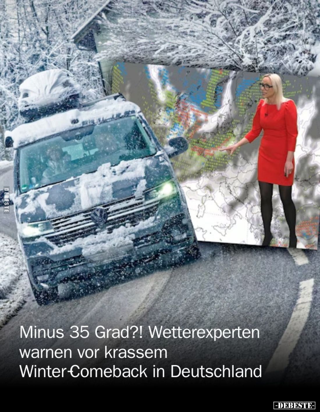 Minus 35 Grad?! Wetterexperten
warnen vor krassem.
Winter-Comeback in Deutschland.