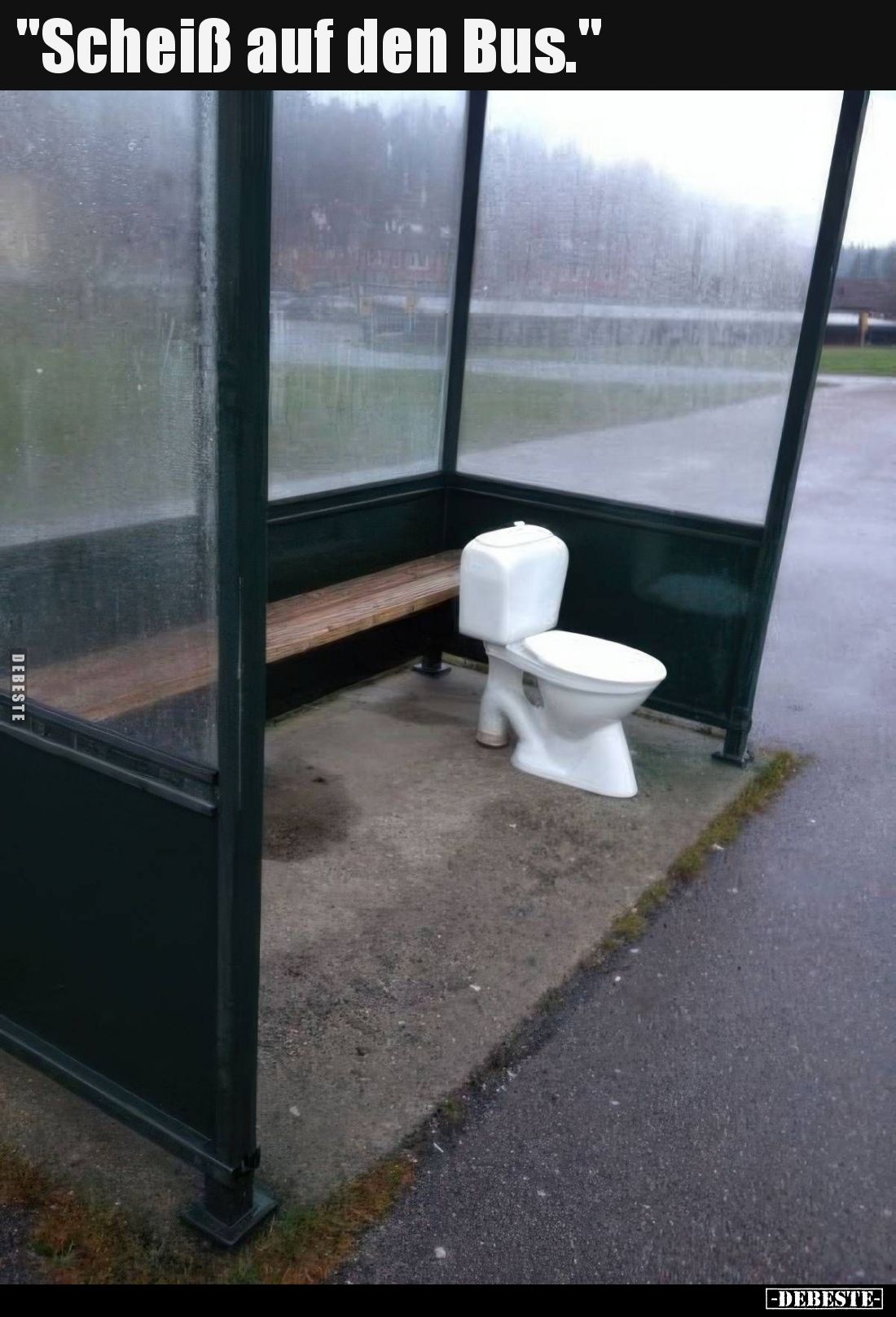 Schei*ß auf den Bus...