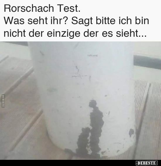 Rorschach Test. Was seht ihr?.. - Lustige Bilder | DEBESTE.de