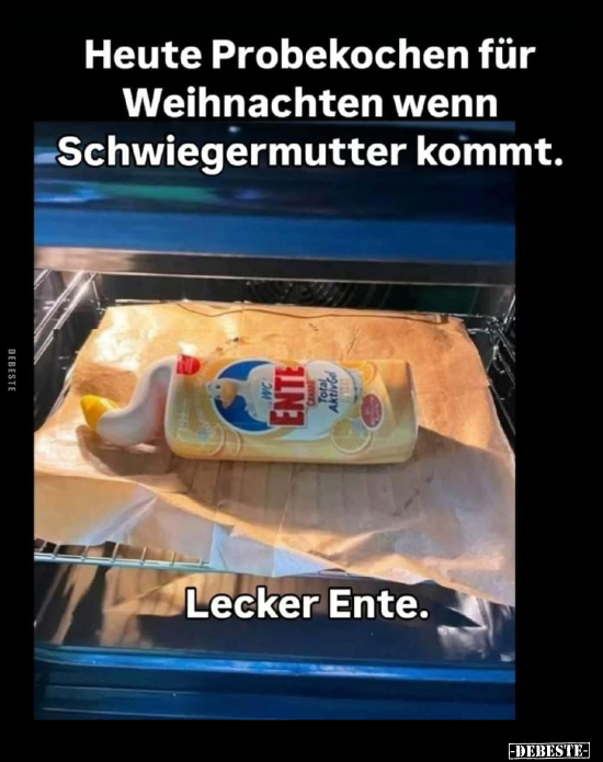 Heute Probekochen für Weihnachten.. - Lustige Bilder | DEBESTE.de