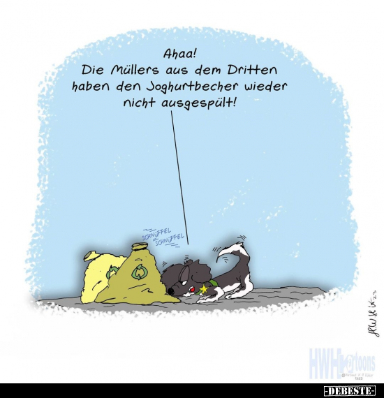 Ahaa! Die Müllers aus dem Dritten haben den Joghurtbecher.. - Lustige Bilder | DEBESTE.de