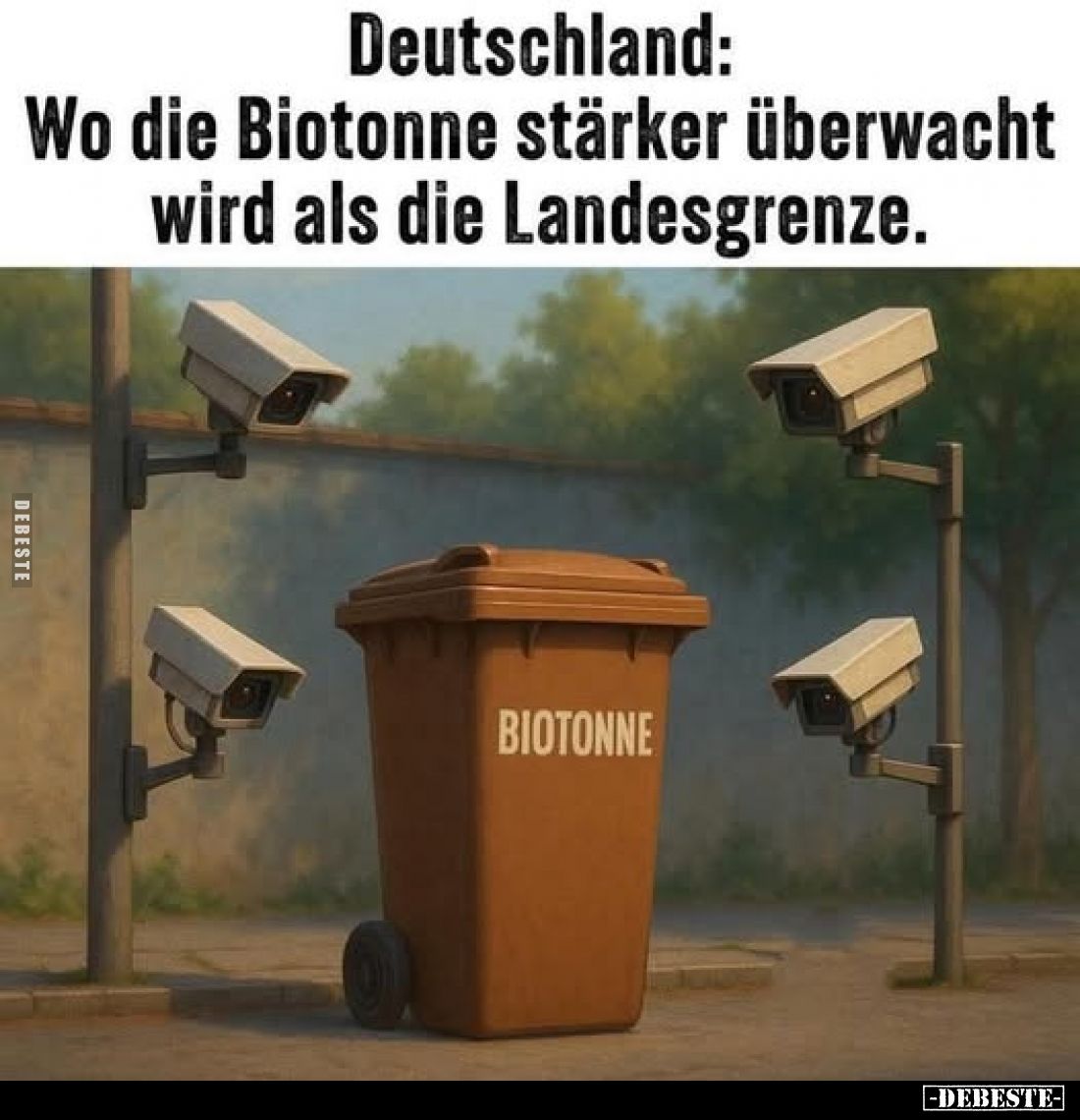 Deutschland: Wo die Biotonne stärker überwacht wird als die Landesgrenze.