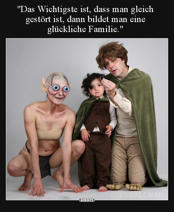 "Das Wichtigste ist, dass man gleich gestört ist, dann.."