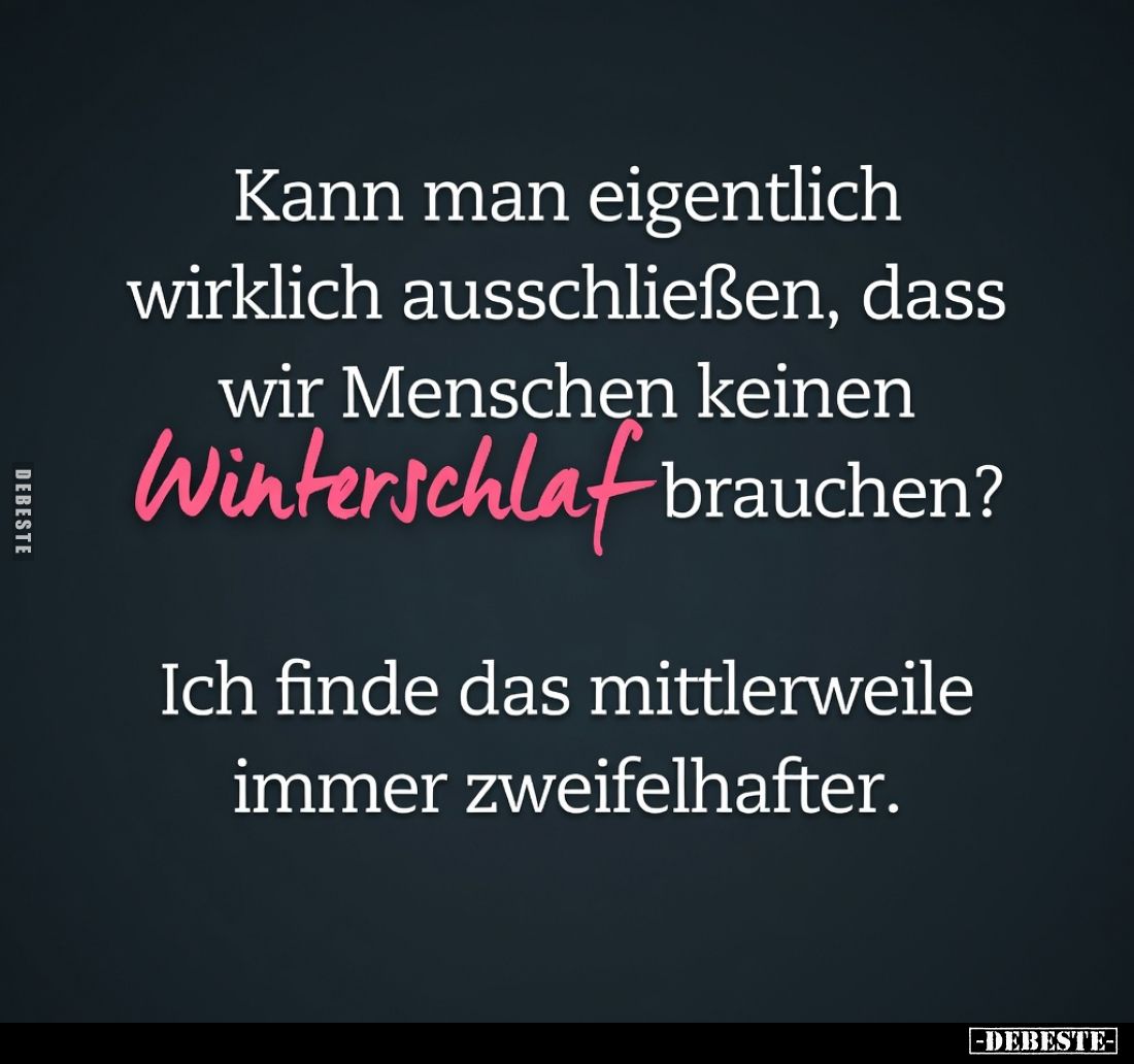 Kann man eigentlich wirklich ausschließen, dass wir.. - Lustige Bilder | DEBESTE.de