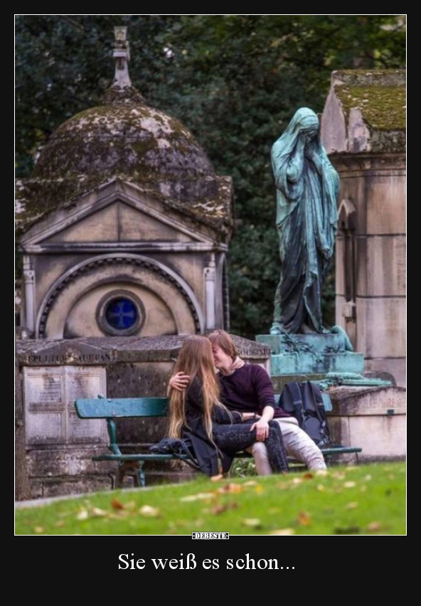 Sie weiß es schon...