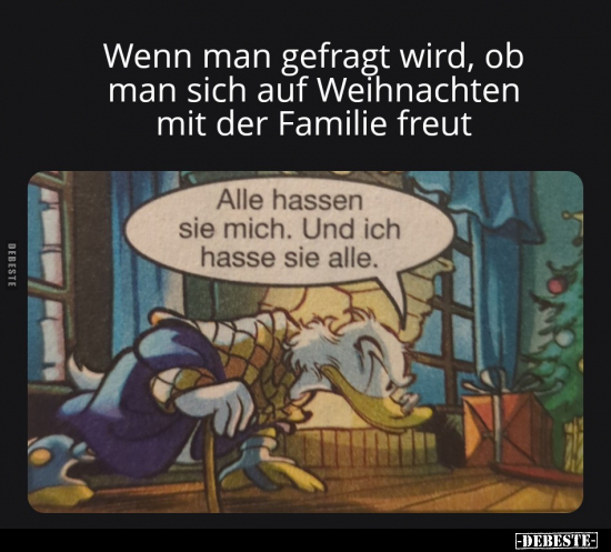 Wenn man gefragt wird, ob man sich auf Weihnachten mit der.. - Lustige Bilder | DEBESTE.de