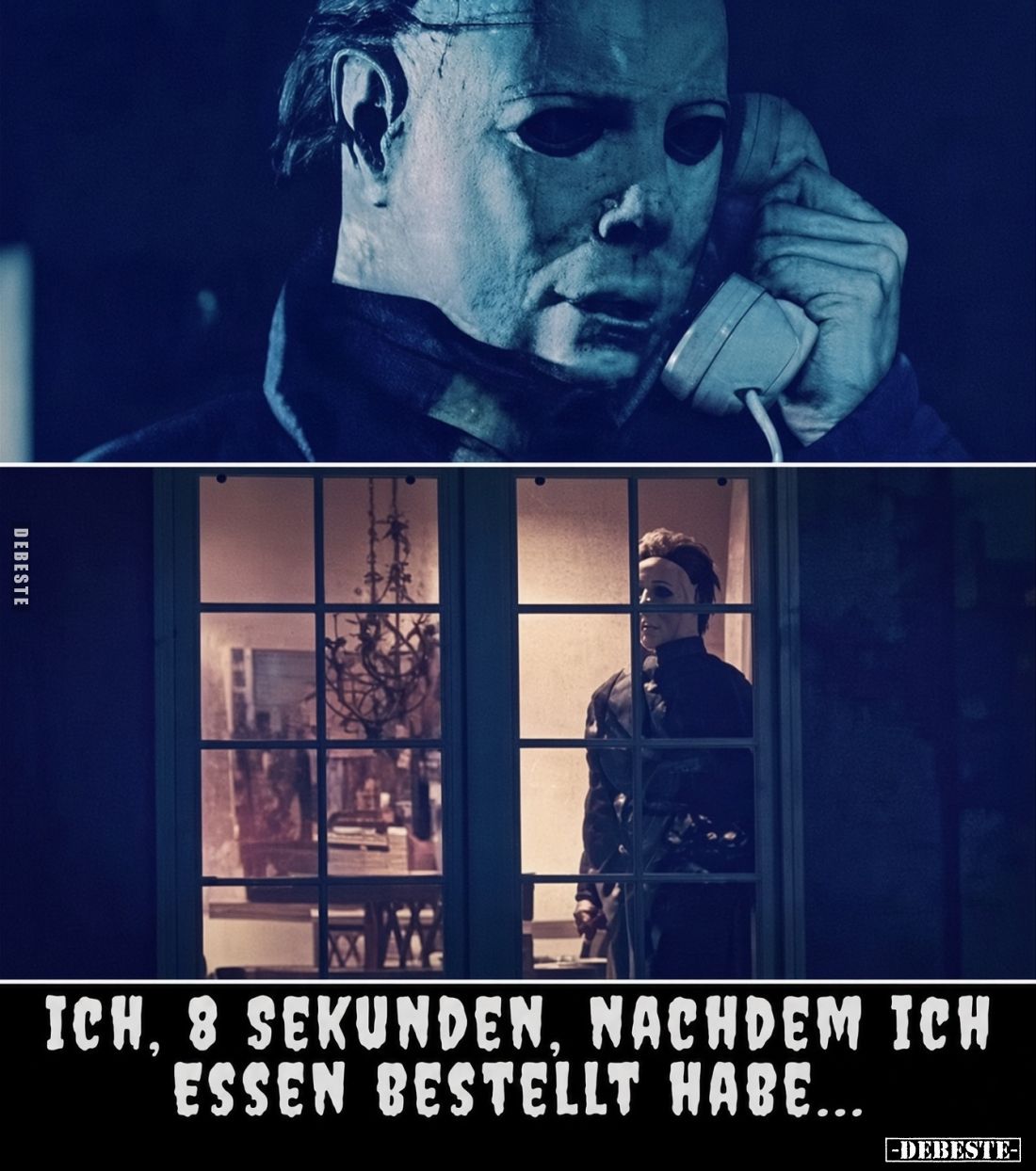 Ich, 8 Sekunden, nachdem ich
Essen bestellt habe...