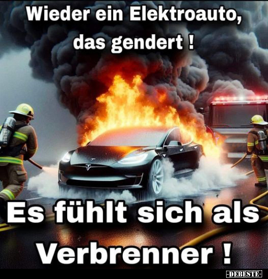 Wieder ein Elektroauto, das gendert!.. - Lustige Bilder | DEBESTE.de