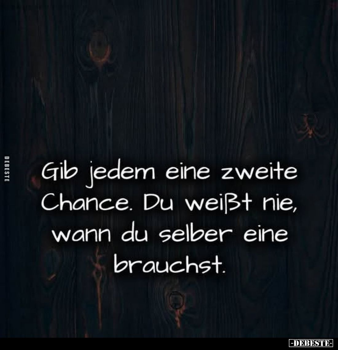 Gib jedem eine zweite Chance.. - Lustige Bilder | DEBESTE.de