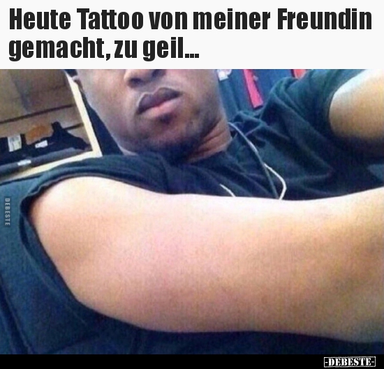 Heute Tattoo von meiner Freundin gemacht, zu geil... - Lustige Bilder | DEBESTE.de