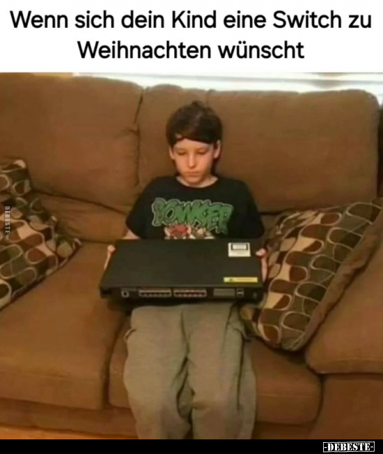 Wenn sich dein Kind eine Switch zu Weihnachten wünscht... - Lustige Bilder | DEBESTE.de