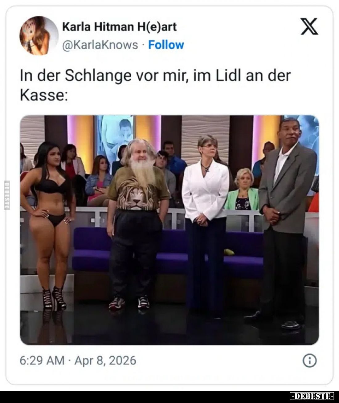 In der Schlange vor mir, im Lidl an der Kasse.. - Lustige Bilder | DEBESTE.de