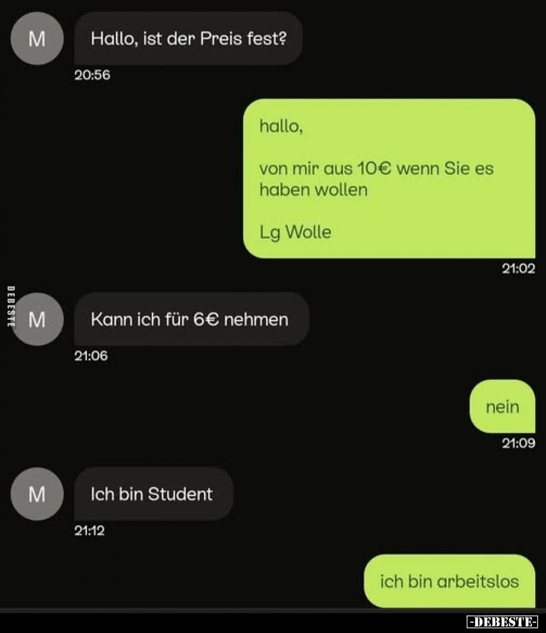 Hallo, ist der Preis fest?.. - Lustige Bilder | DEBESTE.de