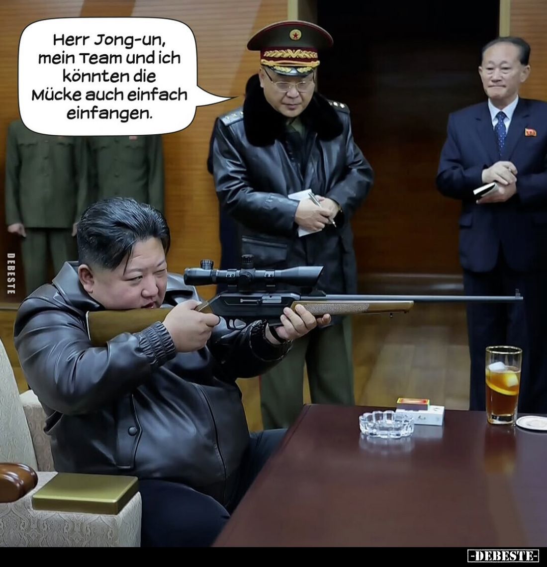 Herr Jong-un, mein Team und ich könnten die Mücke.... - Lustige Bilder | DEBESTE.de