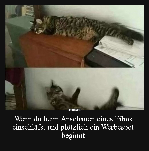 Wenn du beim Anschauen eines Films einschläfst und.. - Lustige Bilder | DEBESTE.de