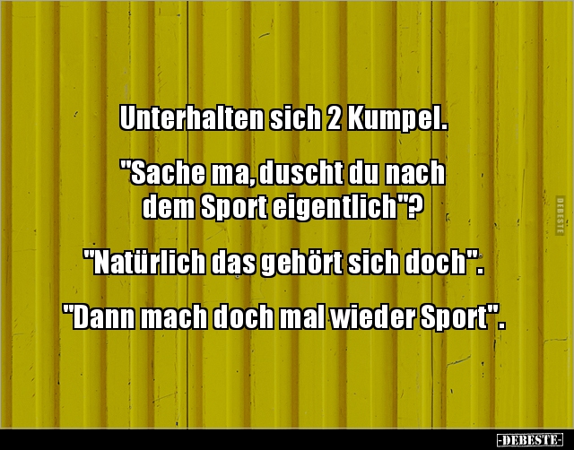 Unterhalten sich 2 Kumpel.. - Lustige Bilder | DEBESTE.de