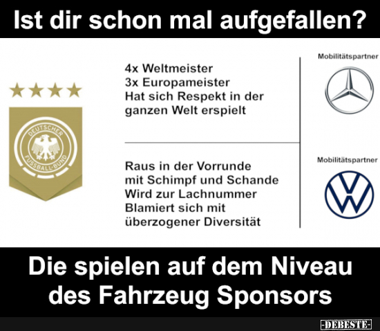 DFB-Elf auf Sponsoren Nivea - Lustige Bilder | DEBESTE.de