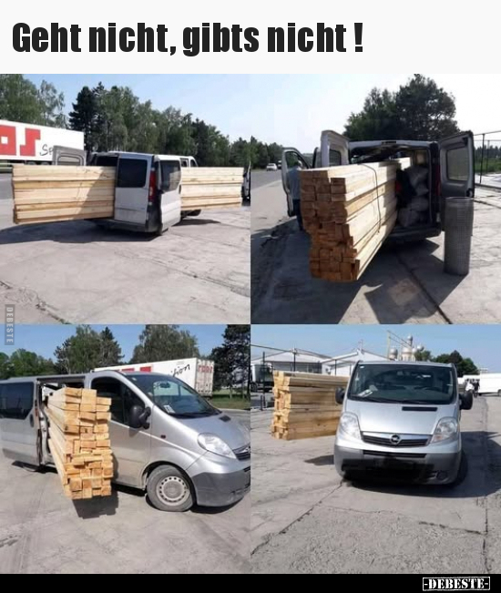 Geht nicht, gibts nicht !.. - Lustige Bilder | DEBESTE.de