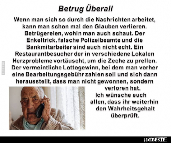 Betrug Überall.. - Lustige Bilder | DEBESTE.de