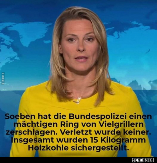 Soeben hat die Bundespolizei einen mächtigen Ring.. - Lustige Bilder | DEBESTE.de