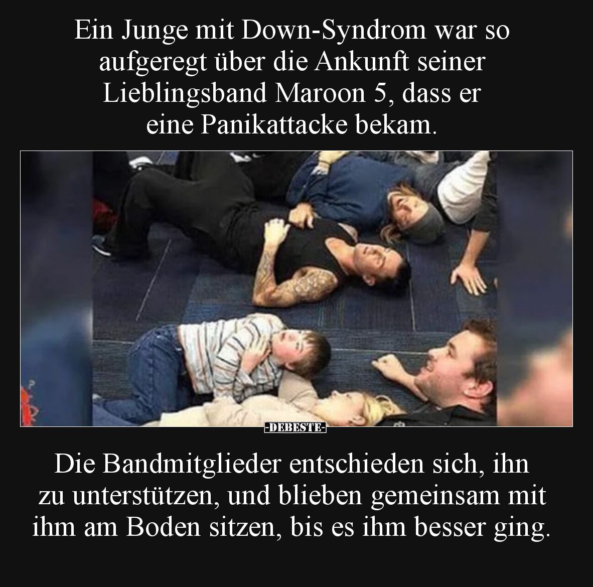 Ein Junge mit Down-Syndrom war so aufgeregt über die.. - Lustige Bilder | DEBESTE.de