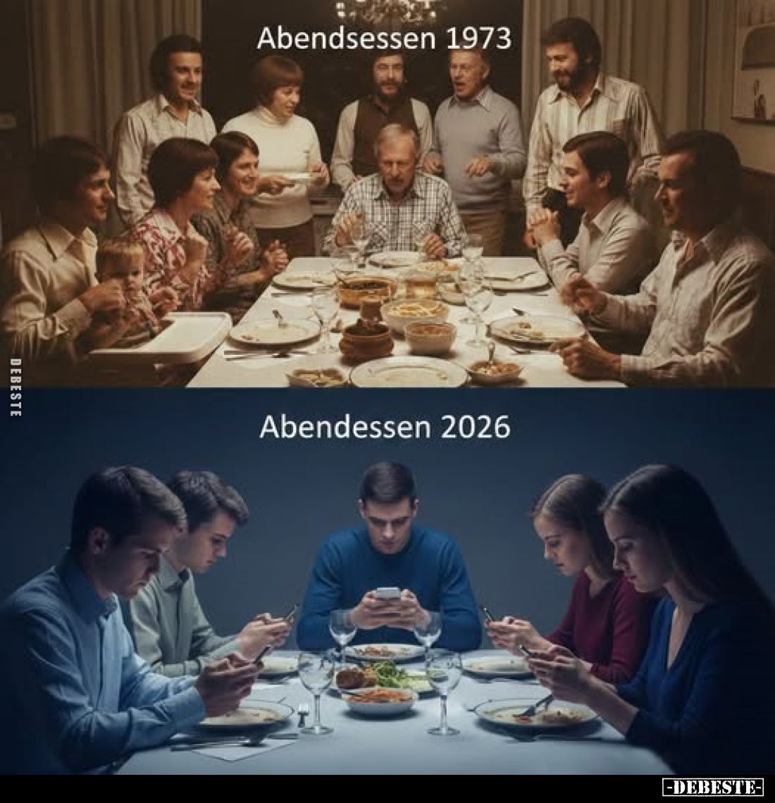 Abendsessen 1973 /
Abendessen 2026