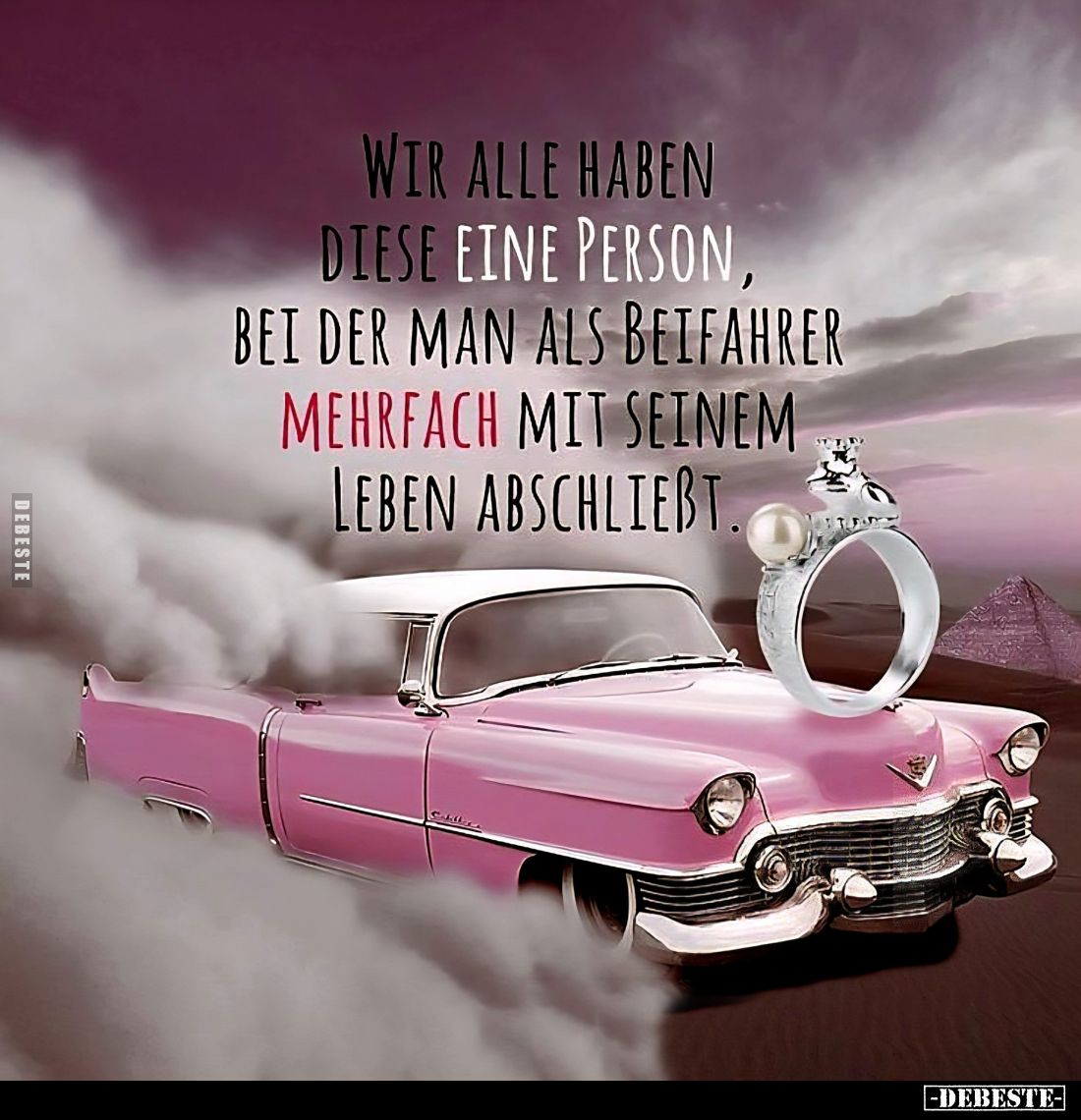 Wir alle haben diese eine Person, bei der man als Beifahrer mehrfach mit seinem Leben abschließt.