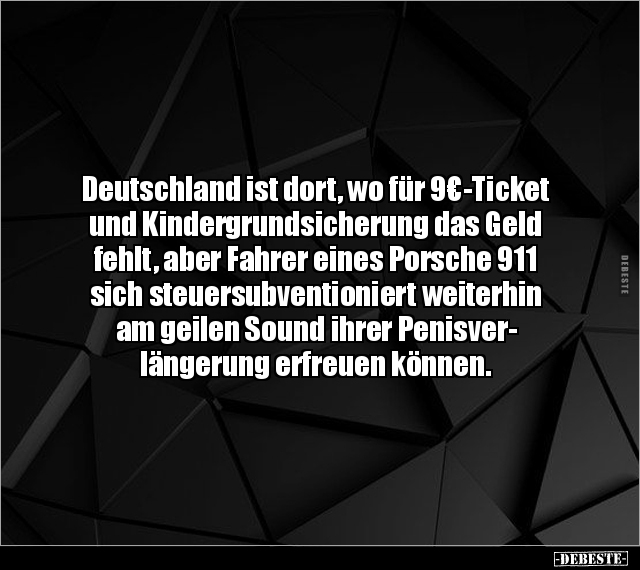 Deutschland ist dort, wo für 9€-Ticket.. - Lustige Bilder | DEBESTE.de