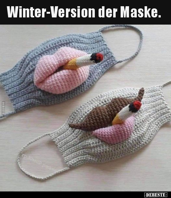 Winter-Version der Maske... - Lustige Bilder | DEBESTE.de