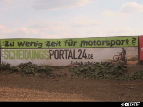 Zu wenig Zeit für Motorsport?.. - Lustige Bilder | DEBESTE.de