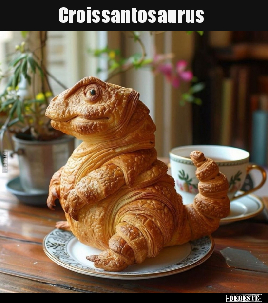 Croissantosaurus.. - Lustige Bilder | DEBESTE.de