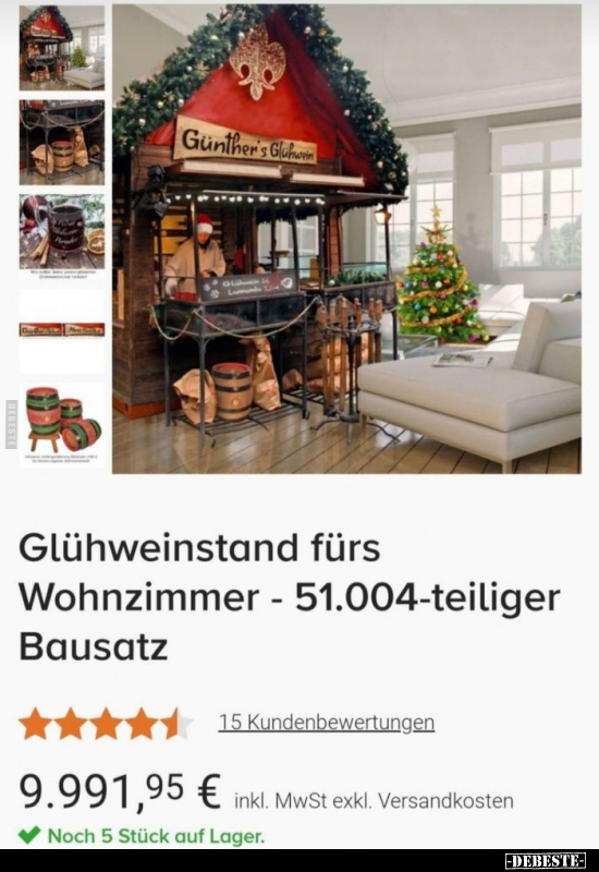 Glühweinstand fürs Wohnzimmer.. - Lustige Bilder | DEBESTE.de