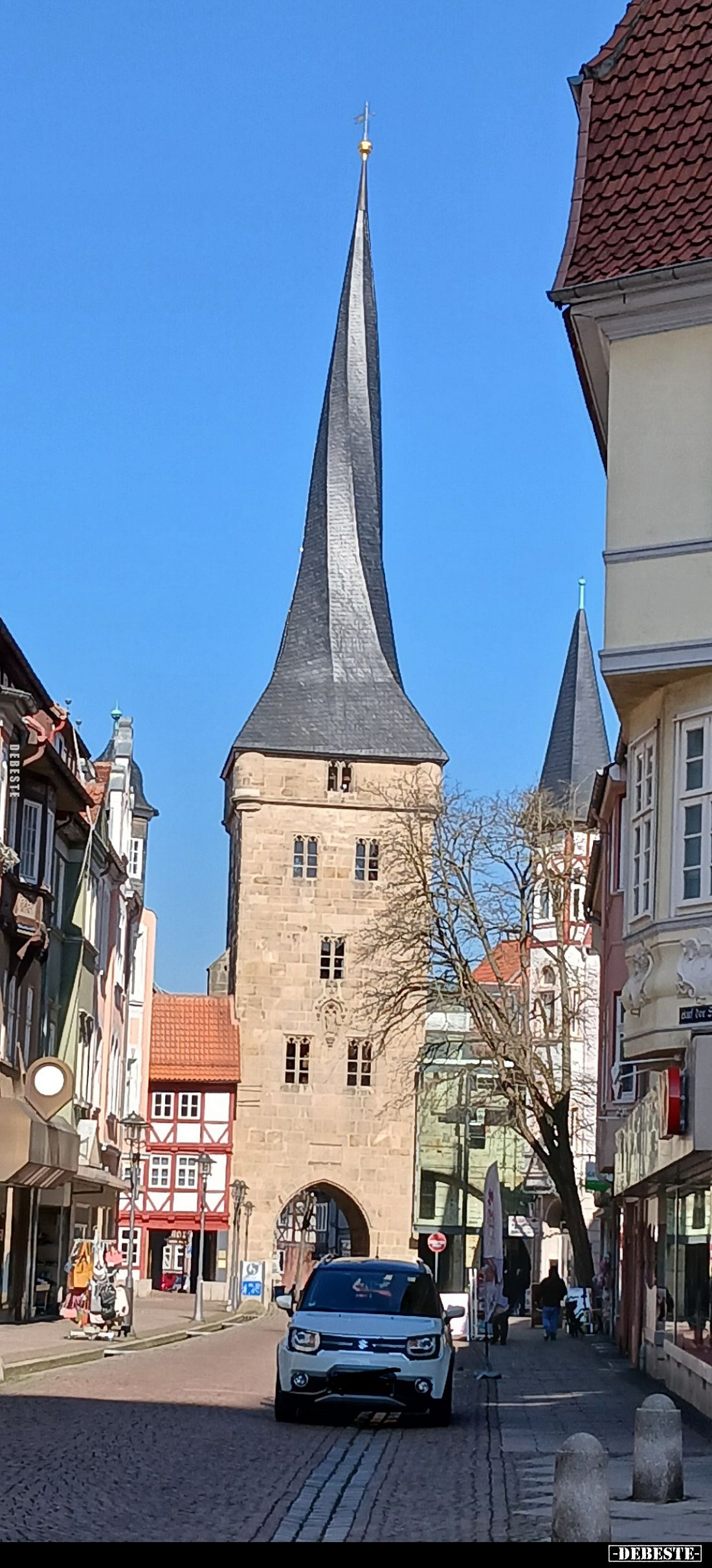 Dein Turm ist verdreht