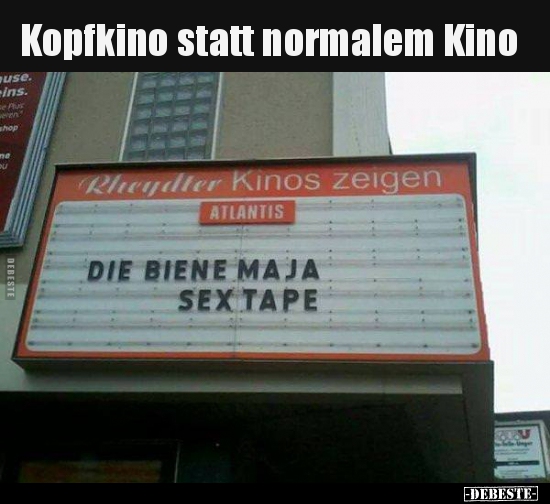 Kopfkino statt normalem Kino.. - Lustige Bilder | DEBESTE.de